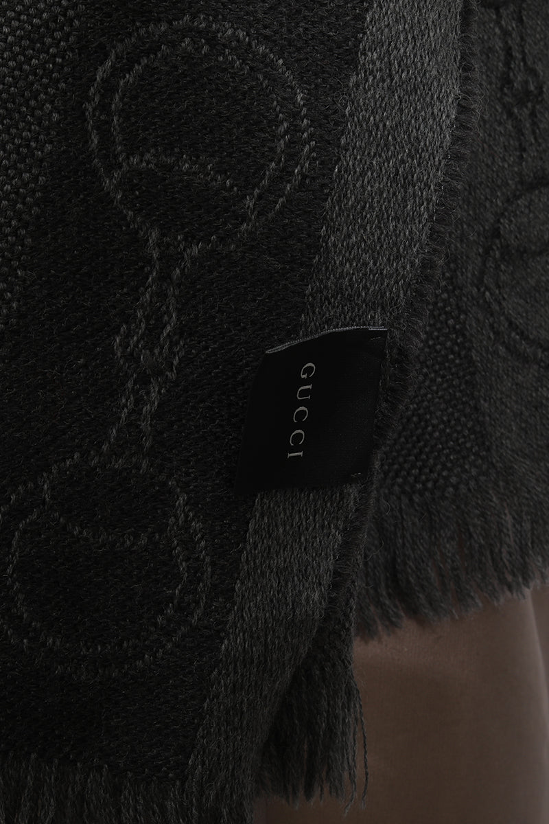Coach Monogram Black Shawl