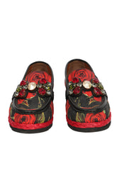 Dolce & Gabbana EU 38 Crystal Loafer'S