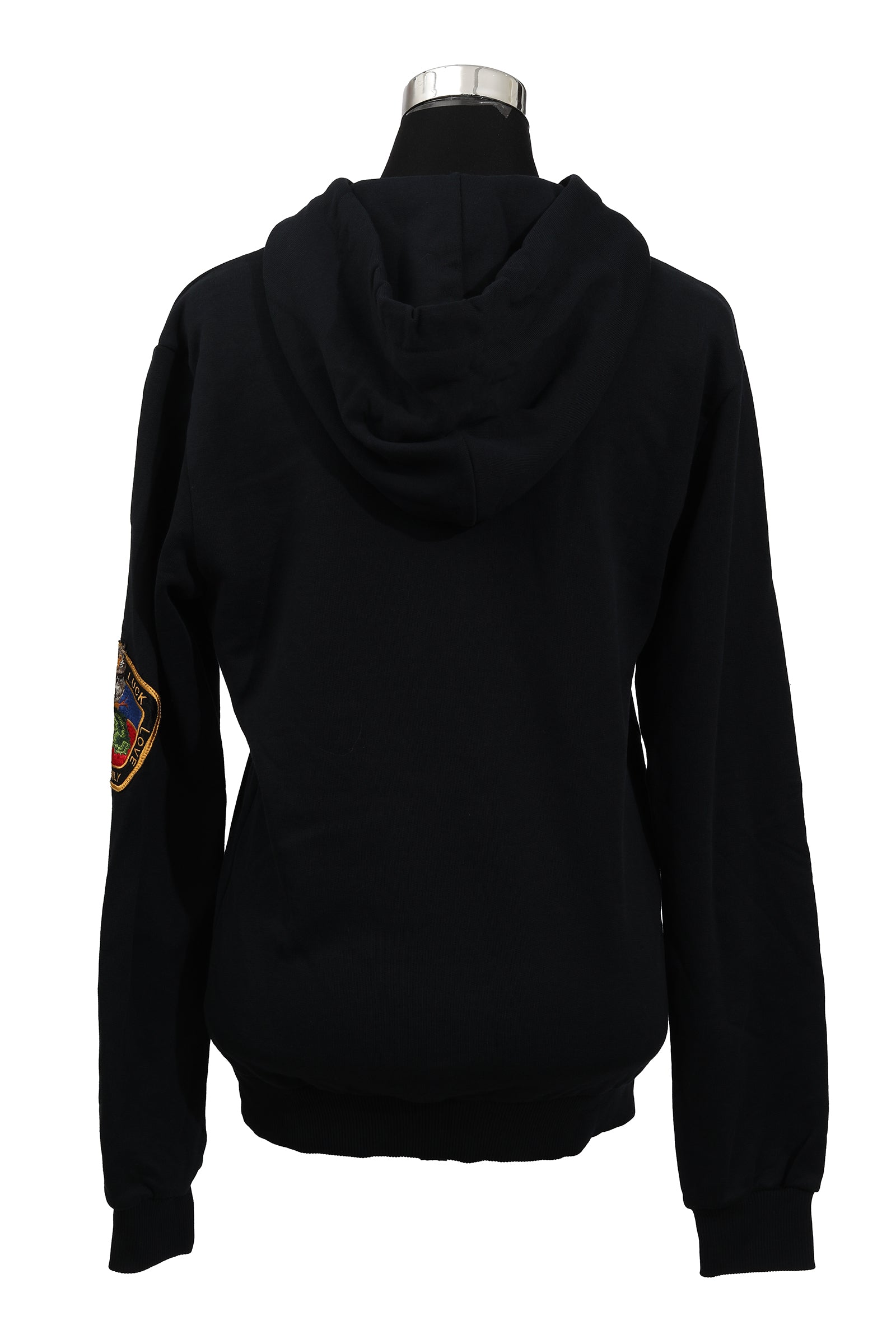 Dolce & Gabbana Size L Blue Patchwork Hoodie