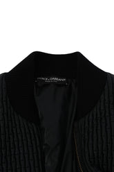 Dolce & Gabbana Size Xlquilted Blue Jacket