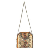 STELLA MCCARTNEY FALABELLA PYTHON PRINT SHOULDER BAG