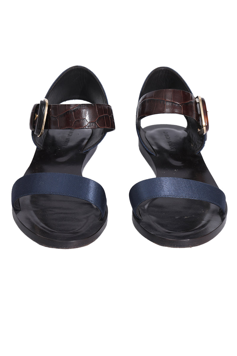 Giorgio Armani Double Strap Sandals
