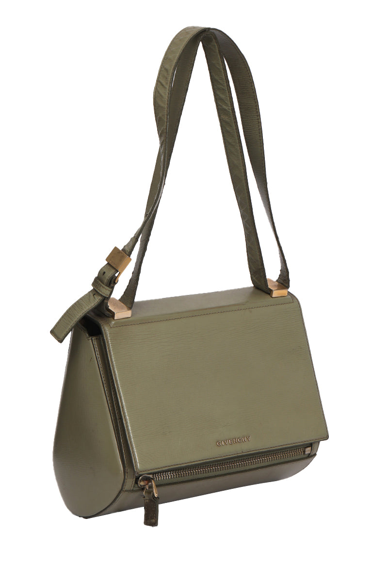 Givenchy Green Pandora Box Leather Bag