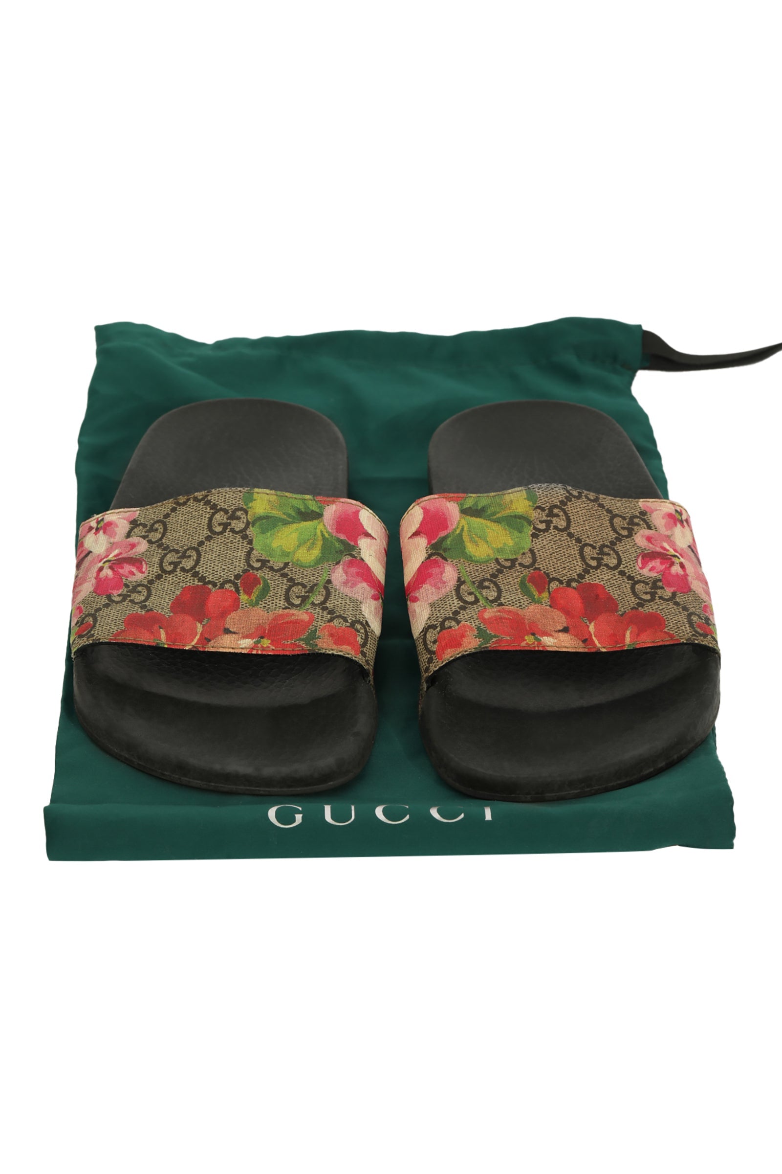 Gucci EU 37 Gg Blooms Supreme Slider