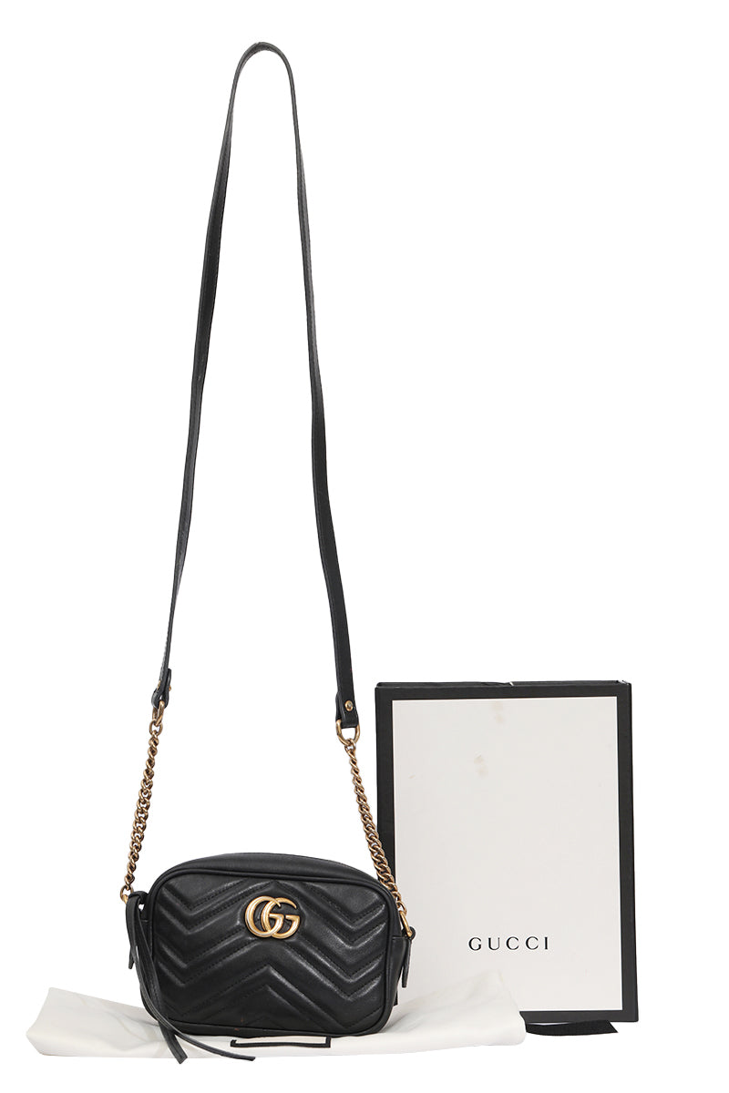 Gucci Gg Marmont Matelasse Mini Shoulder Bag