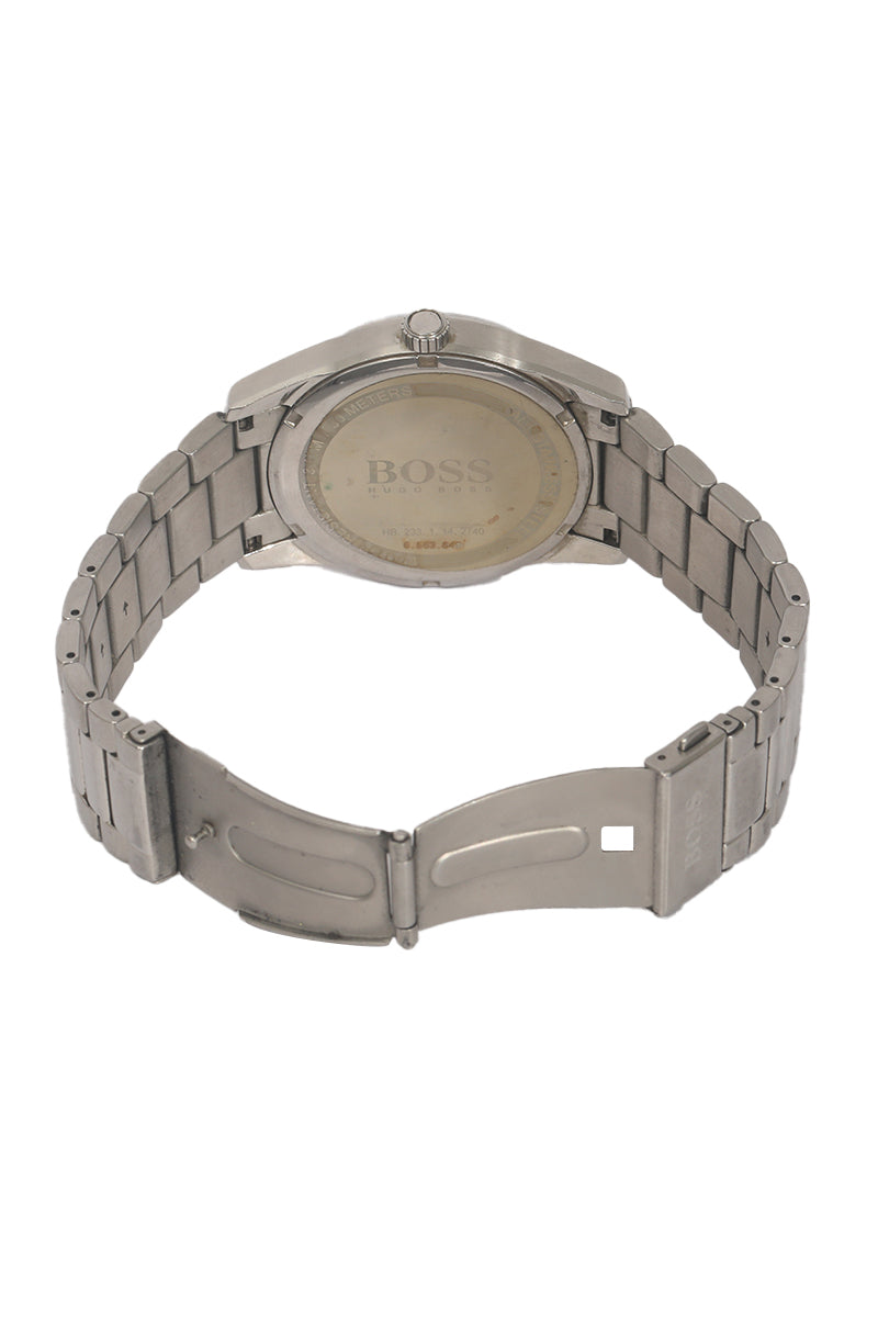 Hugo Boss Silver Tone Heritage Multi Function 42 Mm Watch