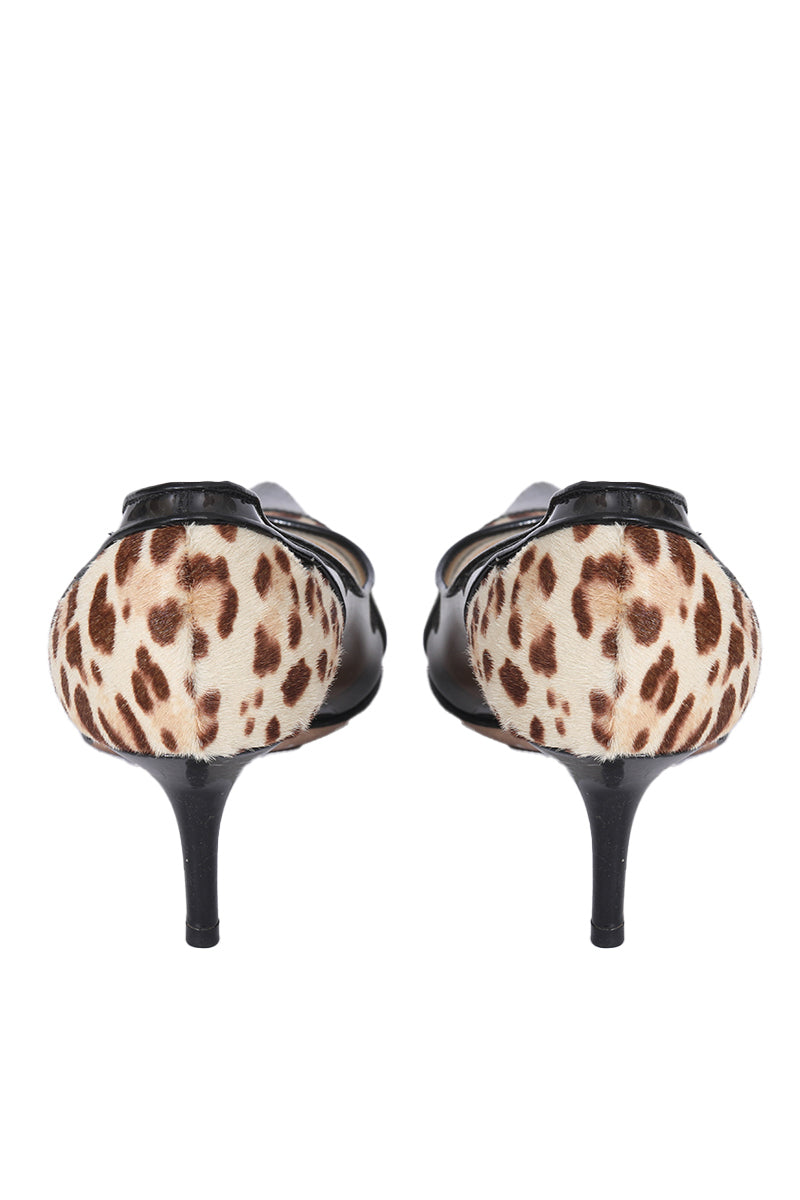 Jimmy Choo Pony Hair Binnis Pointed Toe Pumps