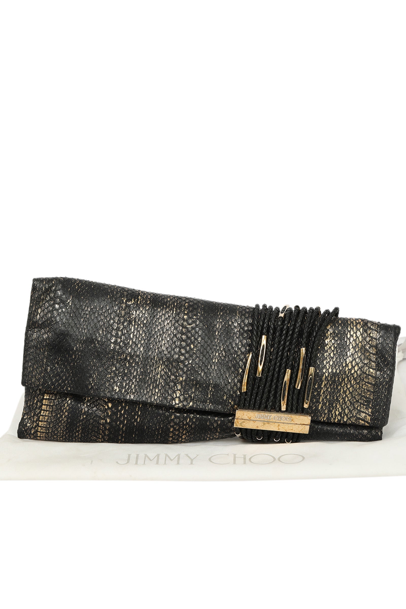 Jimmy Choo Chandra Elaphe Clutch