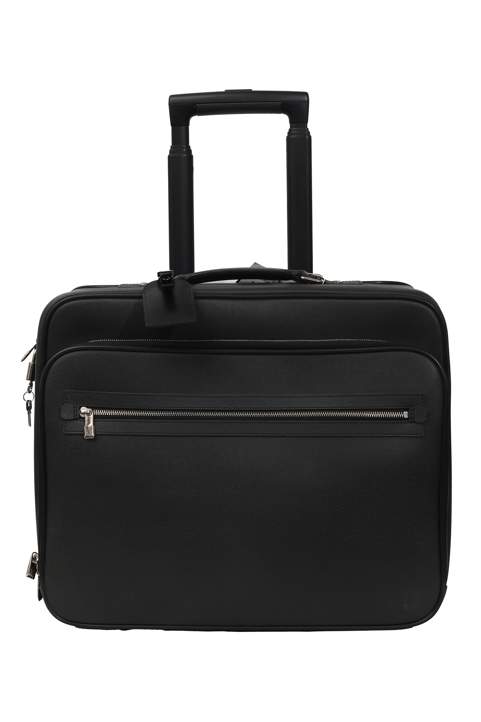 Louis Vuitton Black Taiga Leather Pilot Case