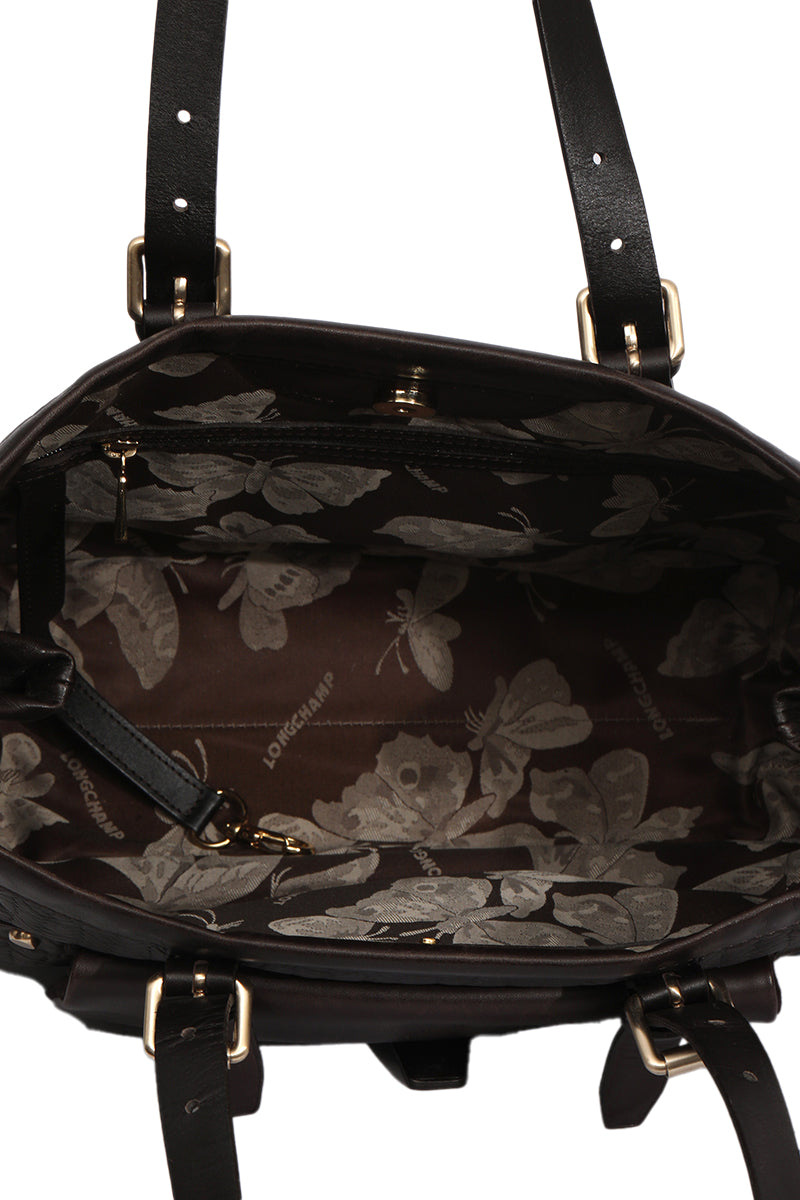 Long Champ Balzane Leather Bag