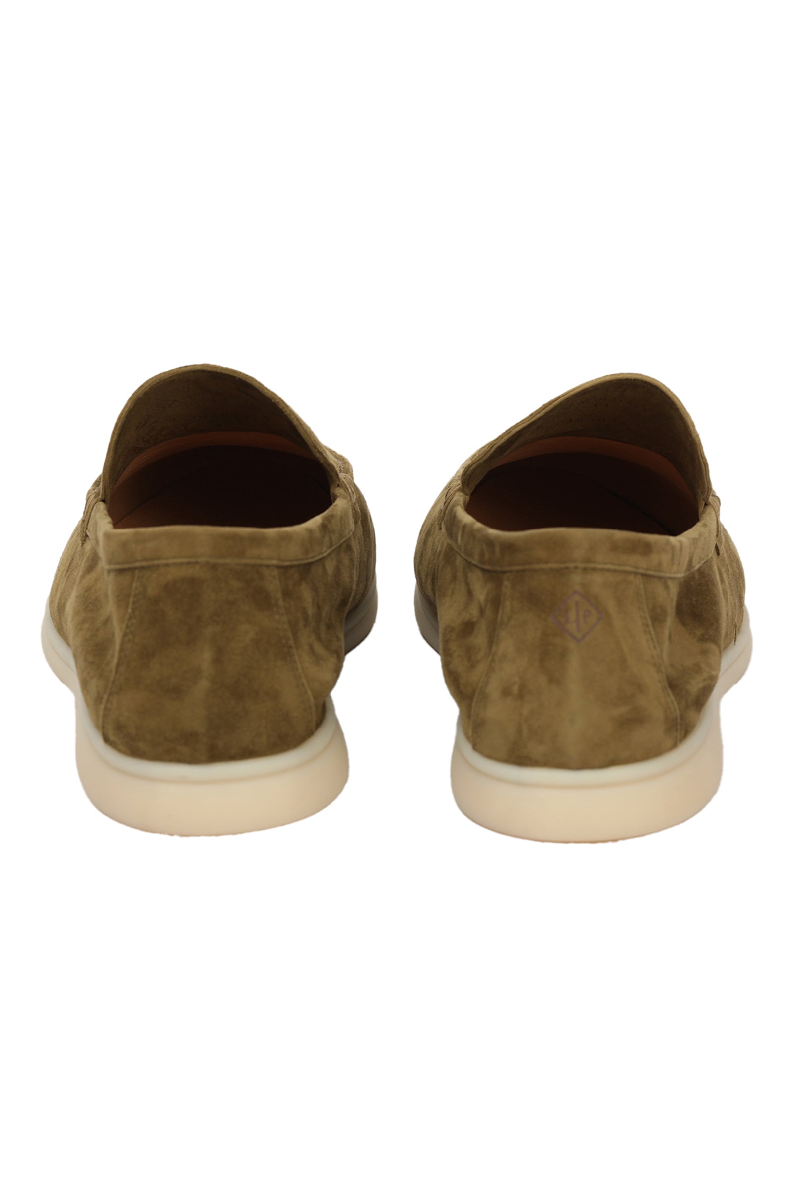 Lora Piana EU 43 Summer Walk Green Suede Men'S Loafers