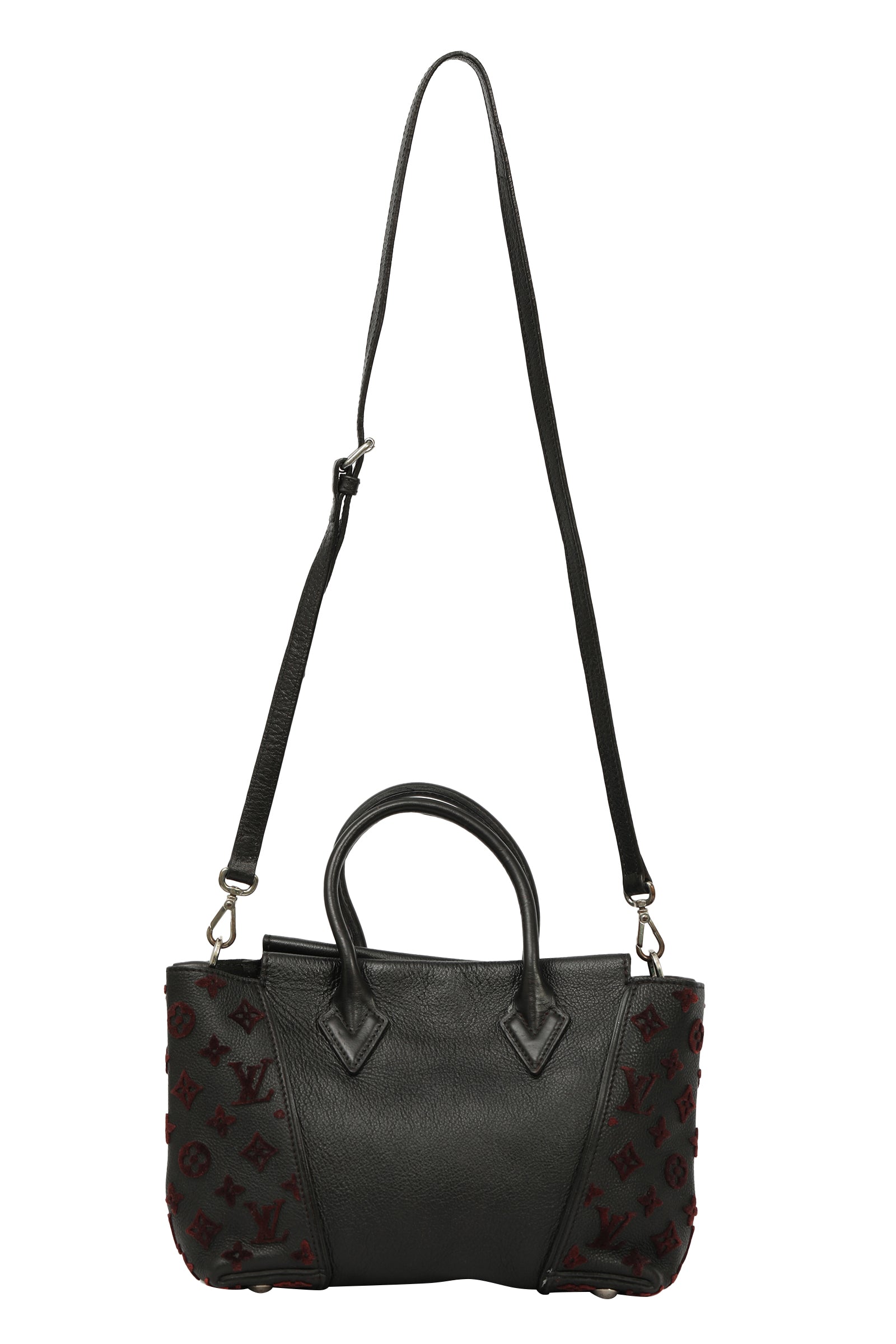 Louis Vuitton Black Orfevre And Veaucacemire Calfskin Leather Pm Tote Bag