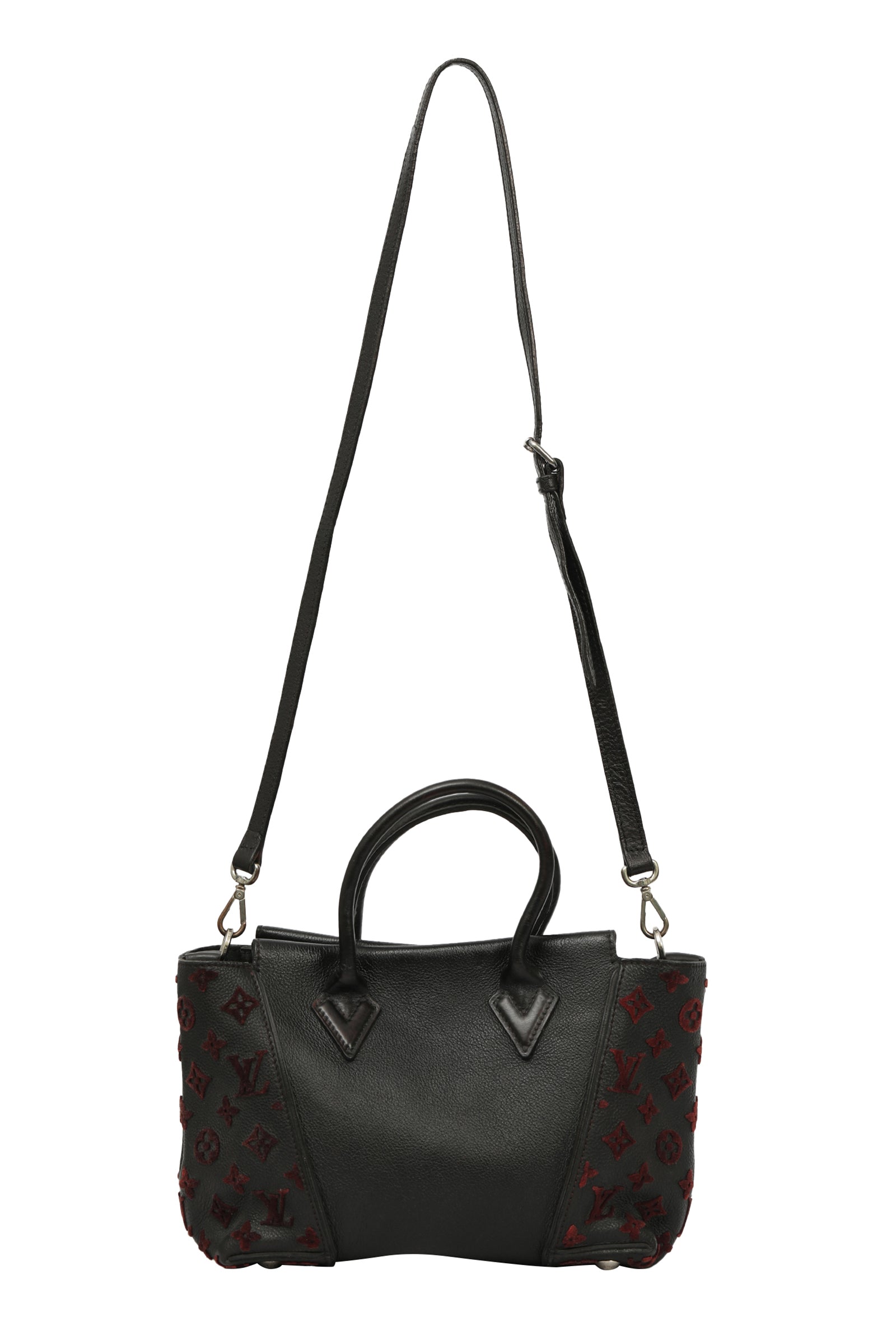 Louis Vuitton Black Orfevre And Veaucacemire Calfskin Leather Pm Tote Bag