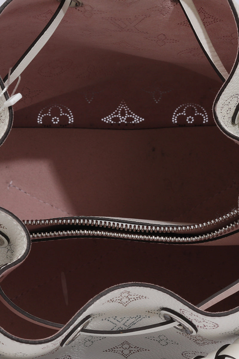 Louis Vuitton Muria Mahina Leather Bucket Bag