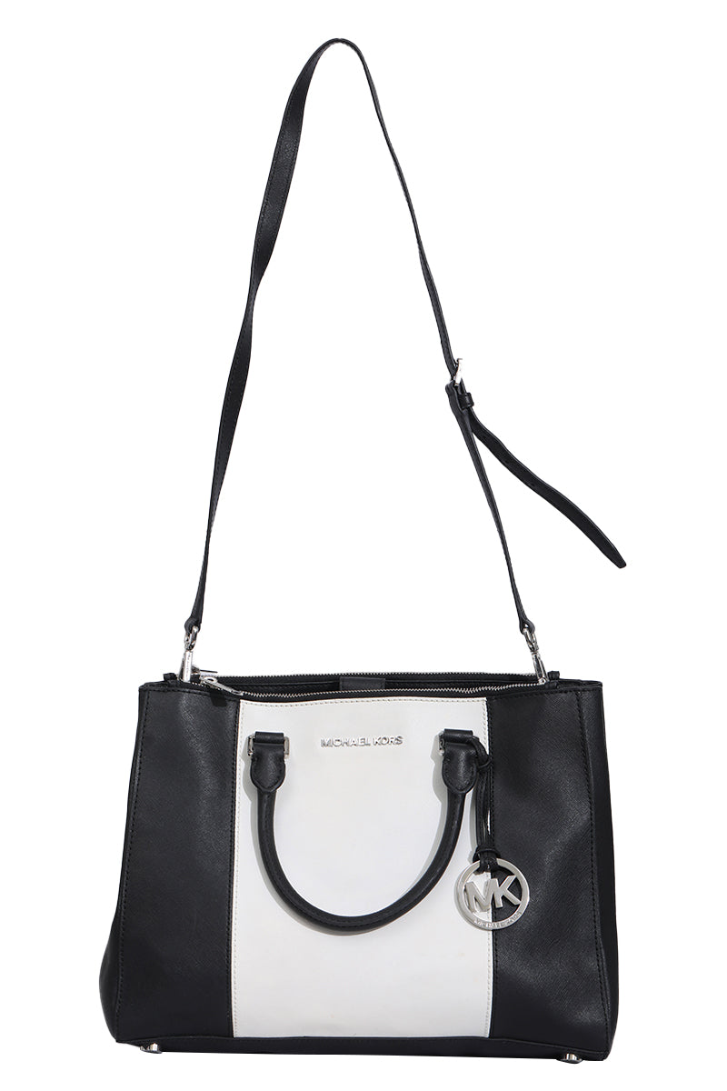 Michael Kors Saffino Leather Sutton Satchel Bag