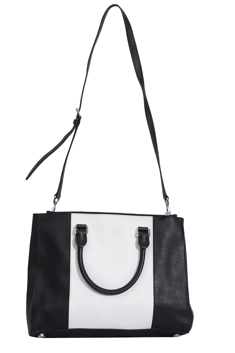 Michael Kors Saffino Leather Sutton Satchel Bag