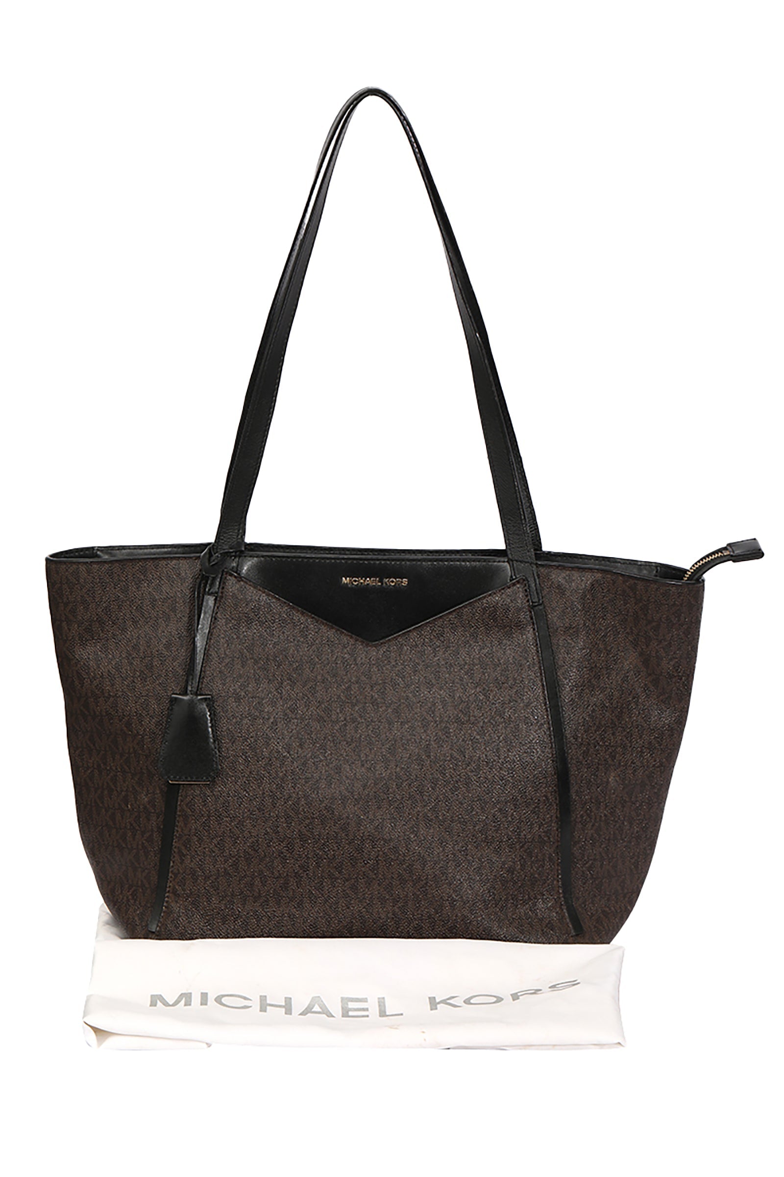 Michael Kors Monogram Brown Tote Bag