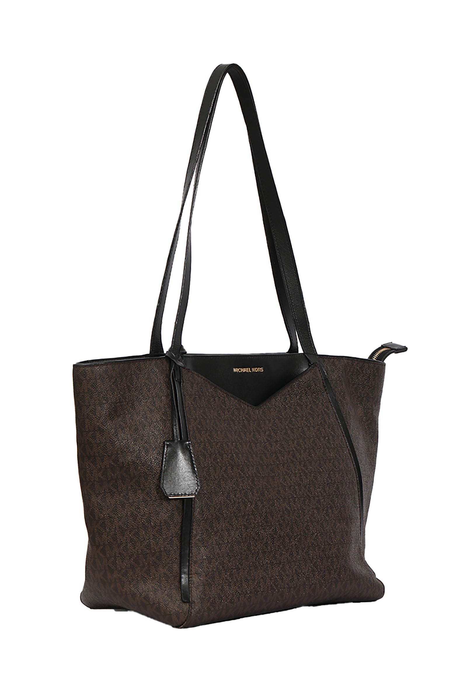 Michael Kors Monogram Brown Tote Bag