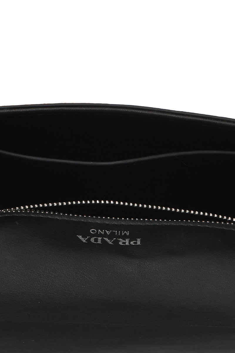 Prada Diagrammepatent Leather Handbag