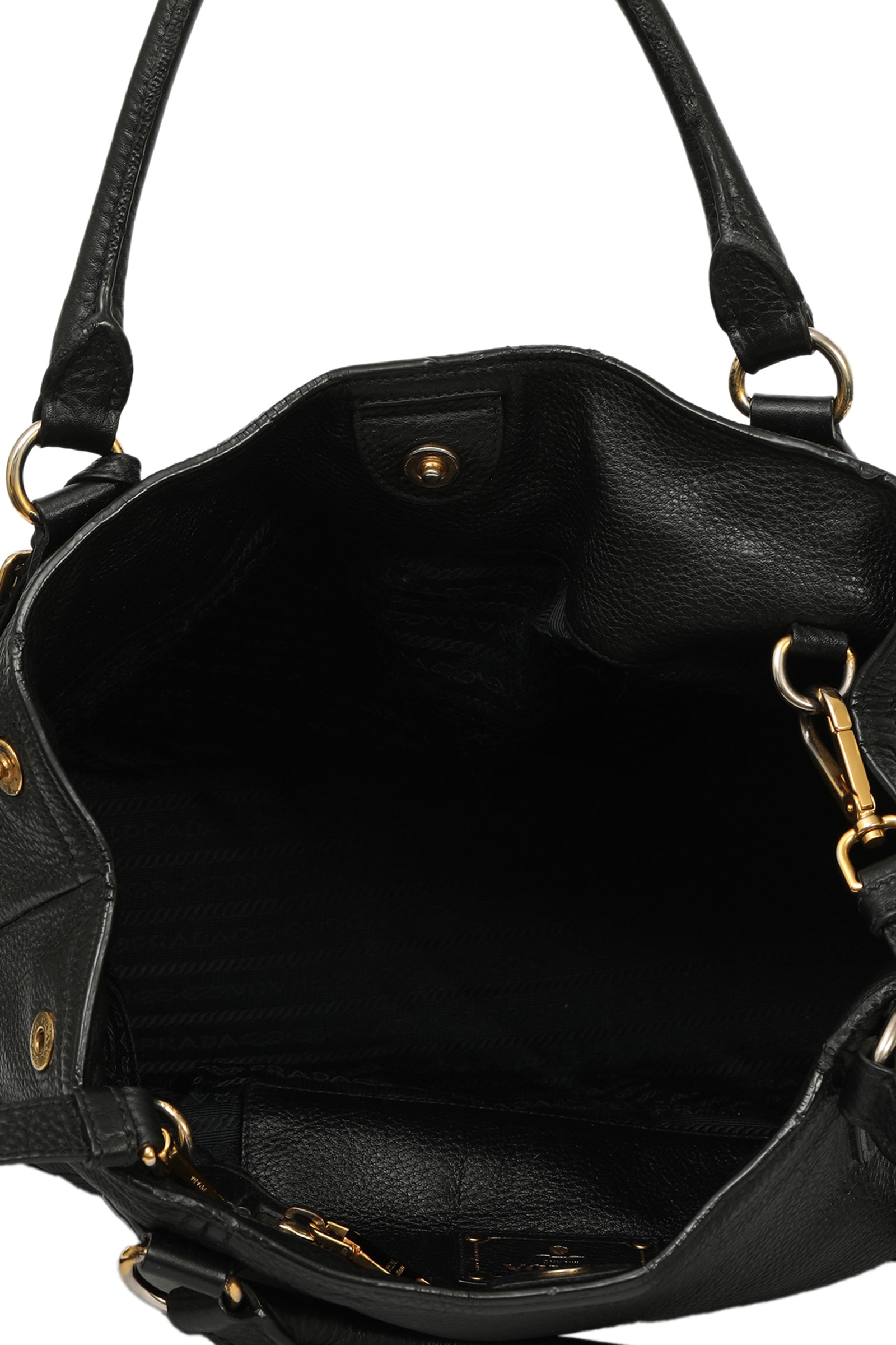 Prada Vitello Daino Leather Handbag