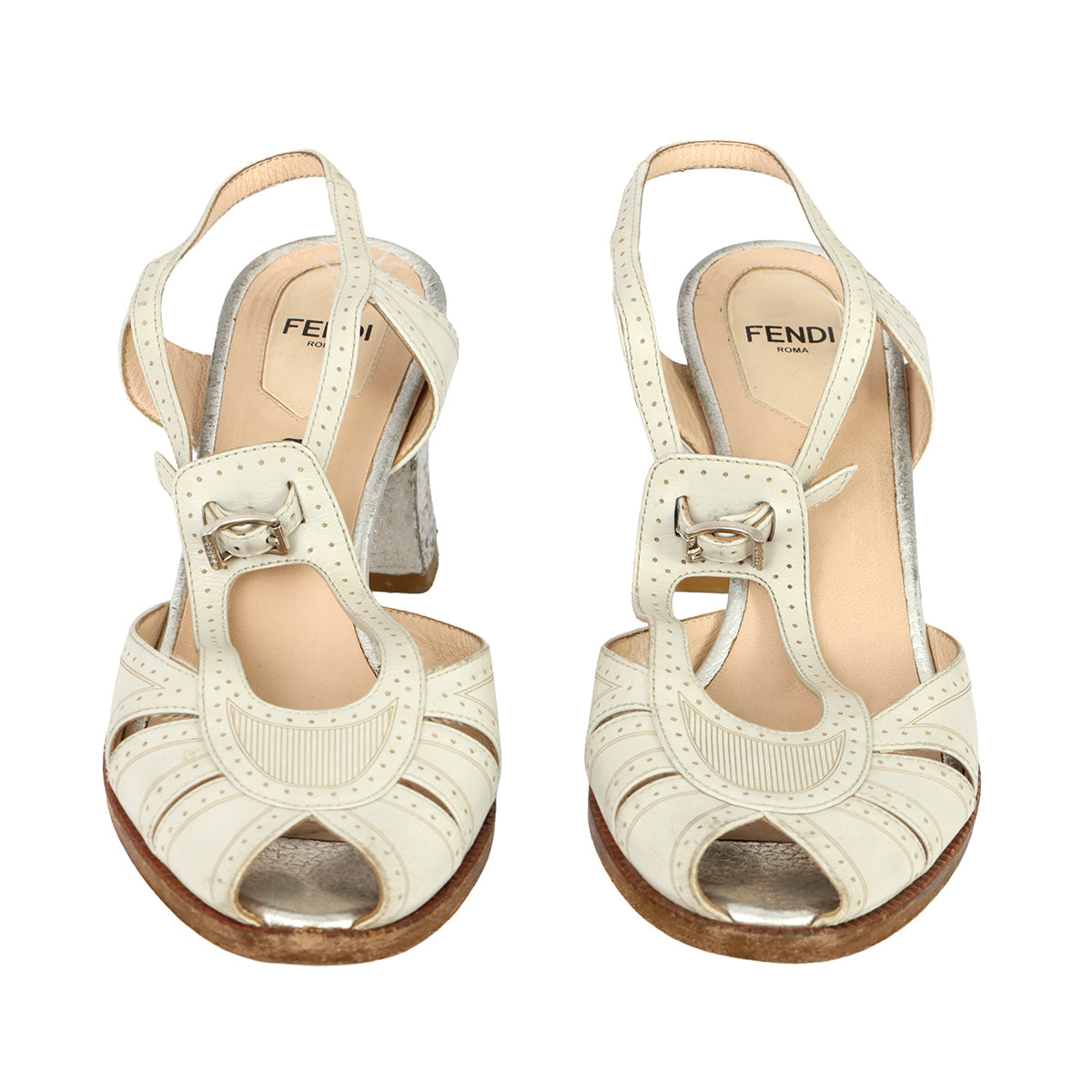 FENDI EU-38 CHAMELEON PEEP-TOE