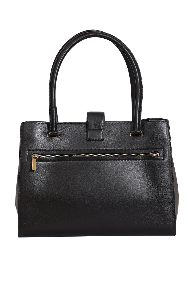Salvatore Ferragamo Calfskin Ganchini Jules Satchel