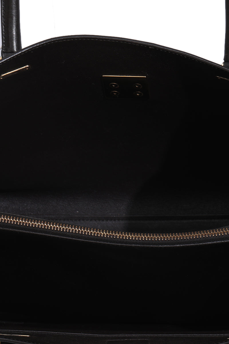 Salvatore Ferragamo Calfskin Ganchini Jules Satchel