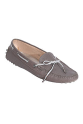 Tod'S Grey Leather Loafers