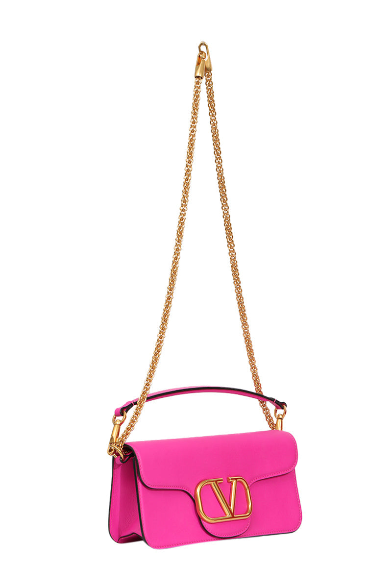 Valentino Garavani Pink Loco Shoulder Bag