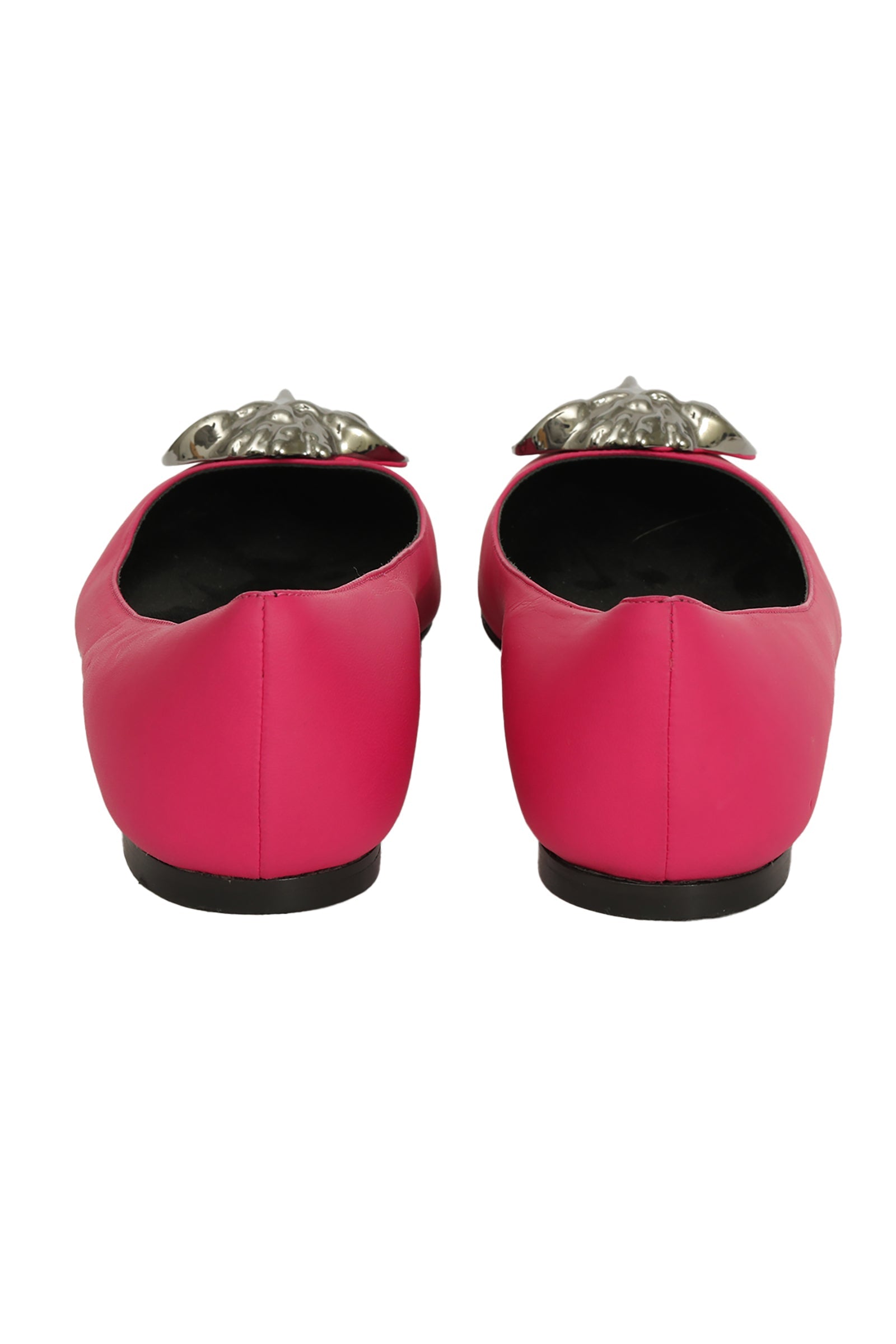 Versace EU 36 Pink Satin Medusa Pumps