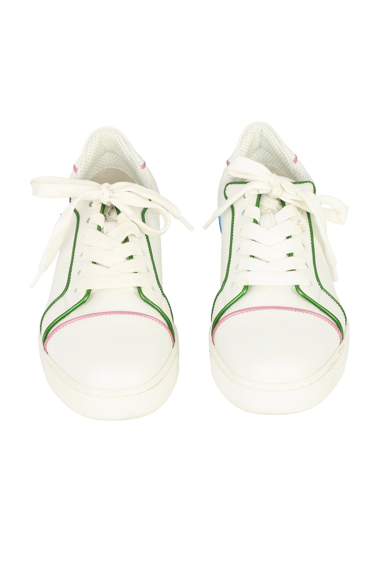 Christian Louboutin Size EU-36 White Vieira Orlato Leather Sneakers