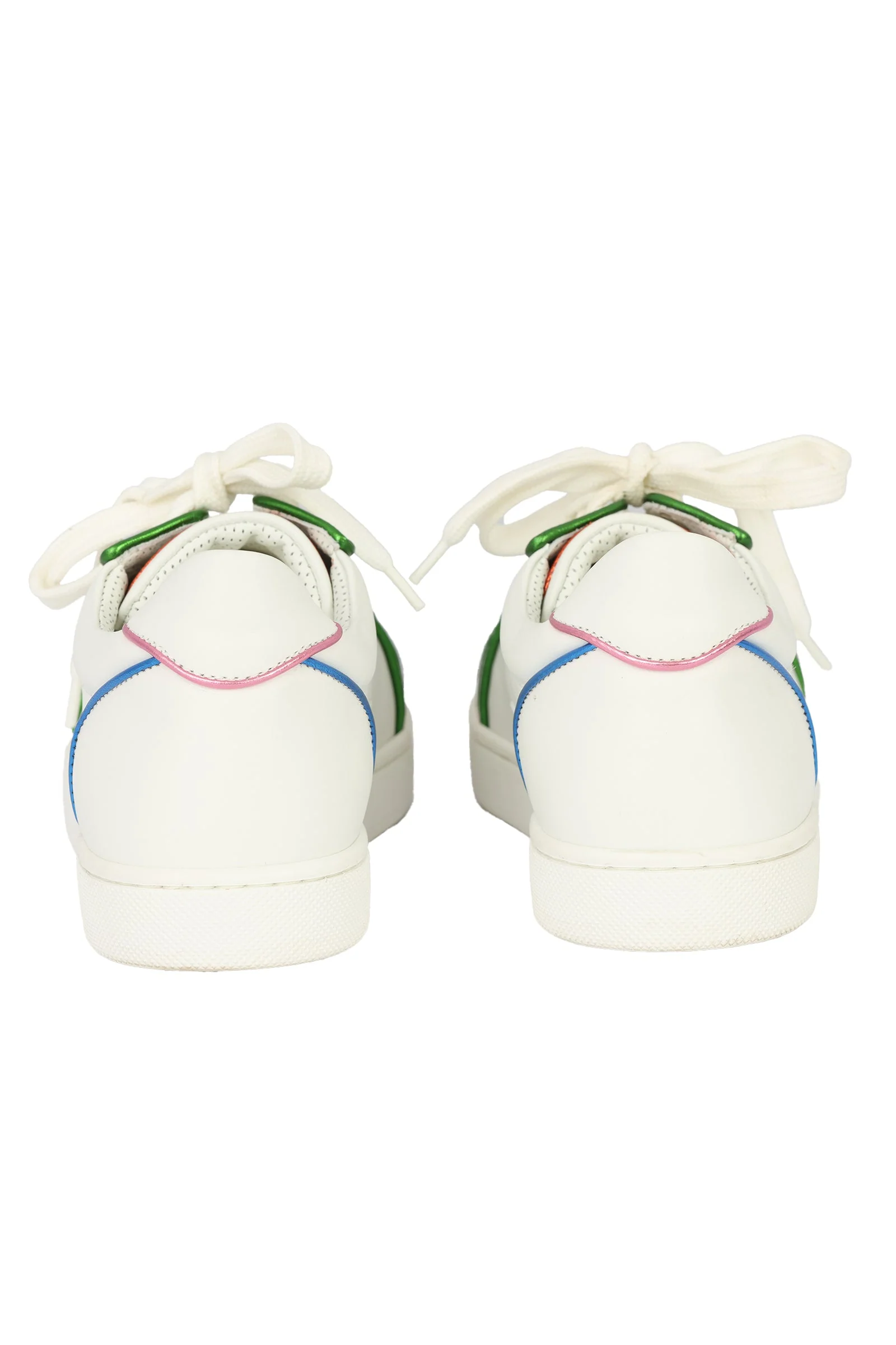 Christian Louboutin Size EU-36 White Vieira Orlato Leather Sneakers