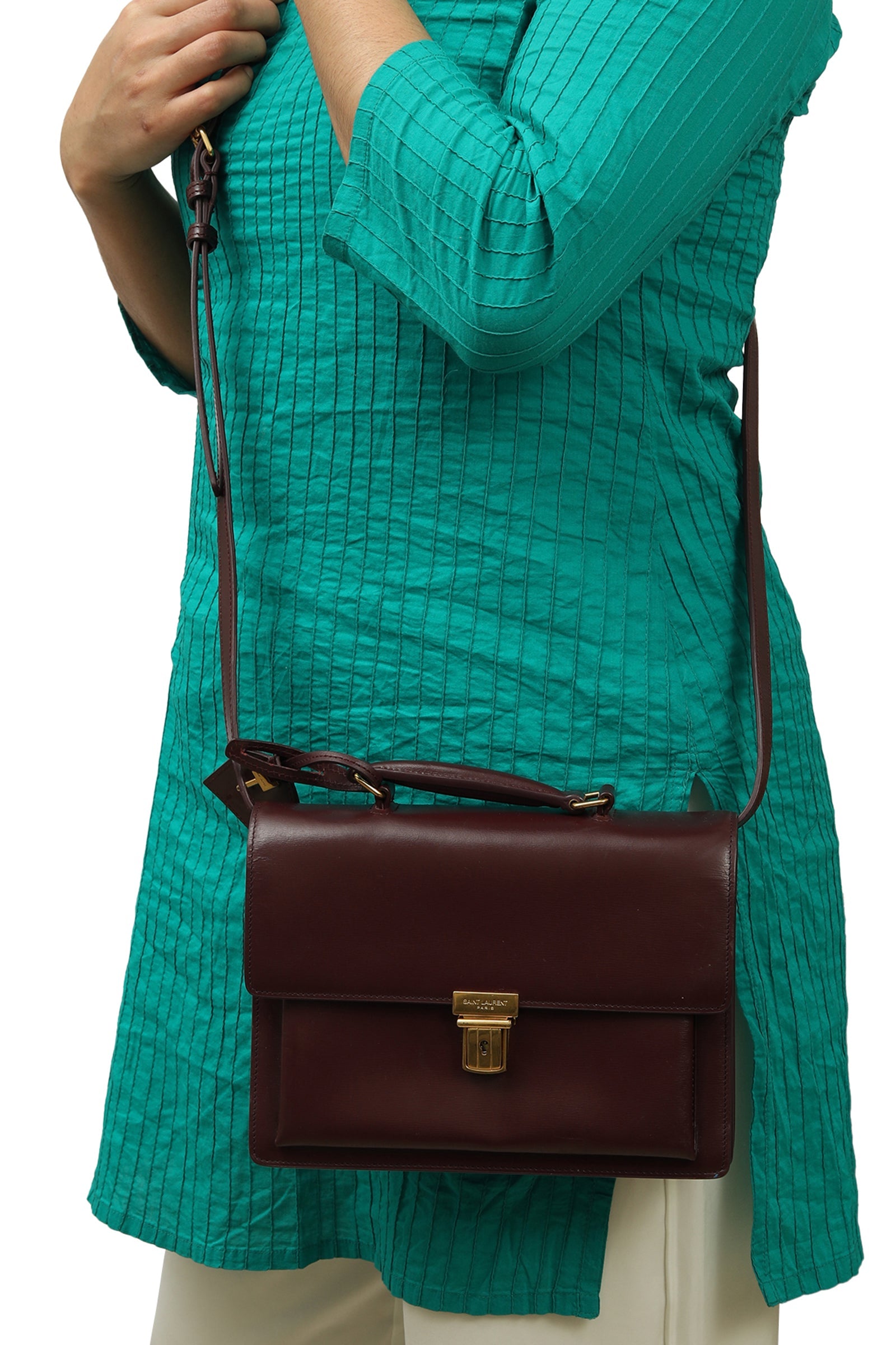 Ysl High School Satchel Bag