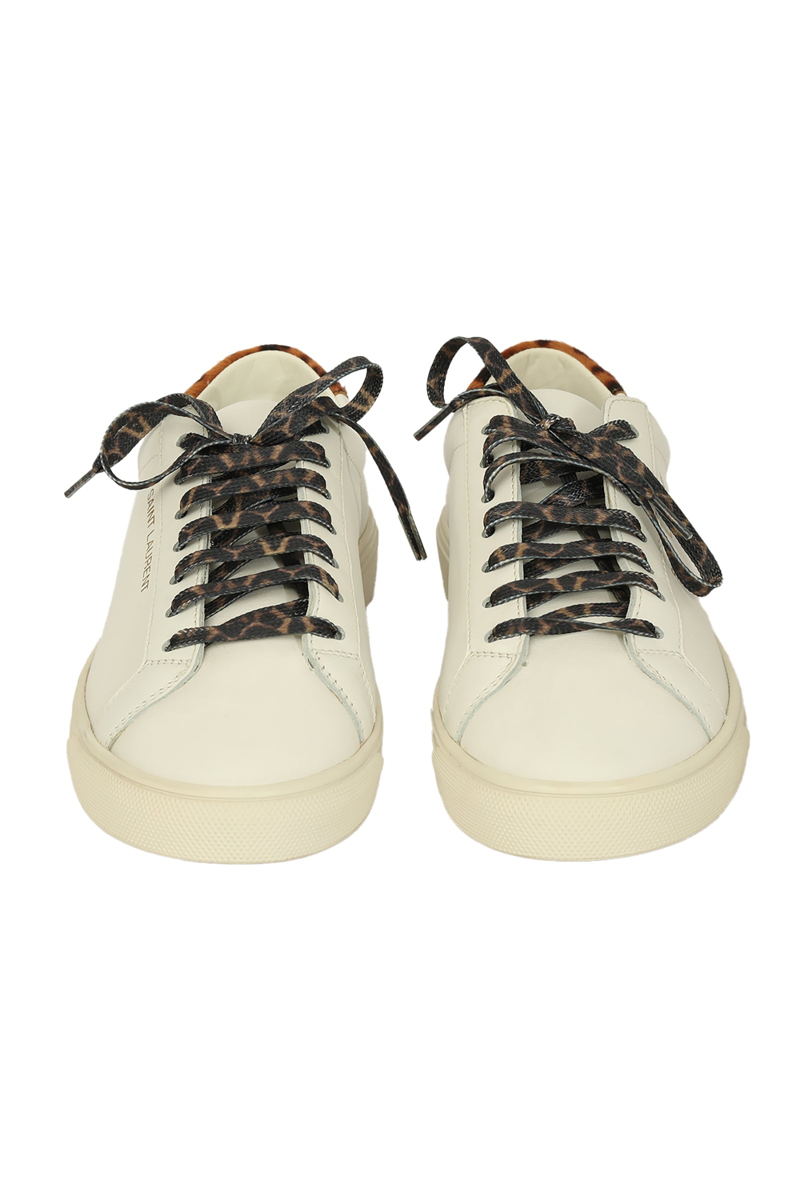 Yves Saint Laurent EU 35.5 White Pony Hair Sneakers
