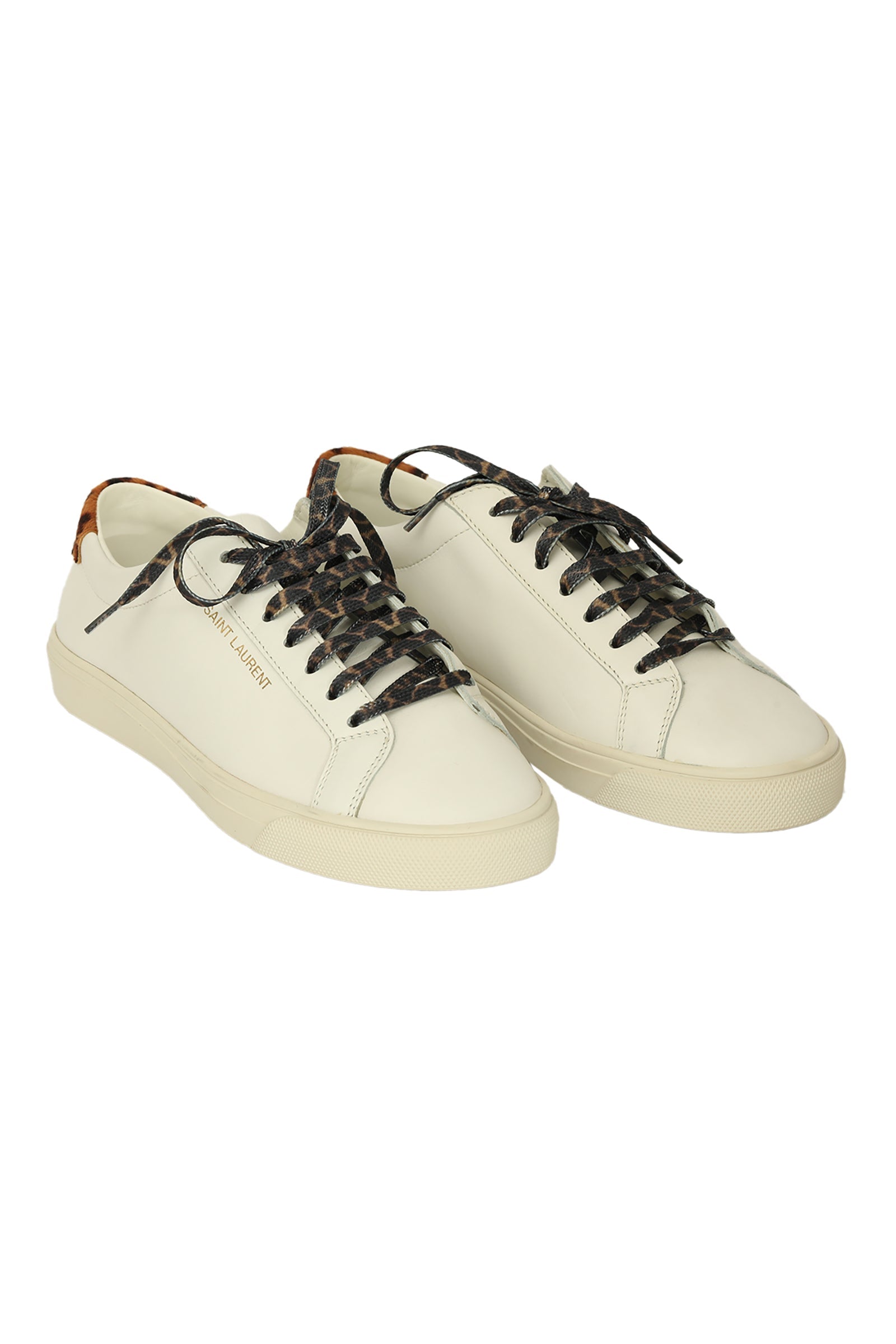 Yves Saint Laurent EU 35.5 White Pony Hair Sneakers