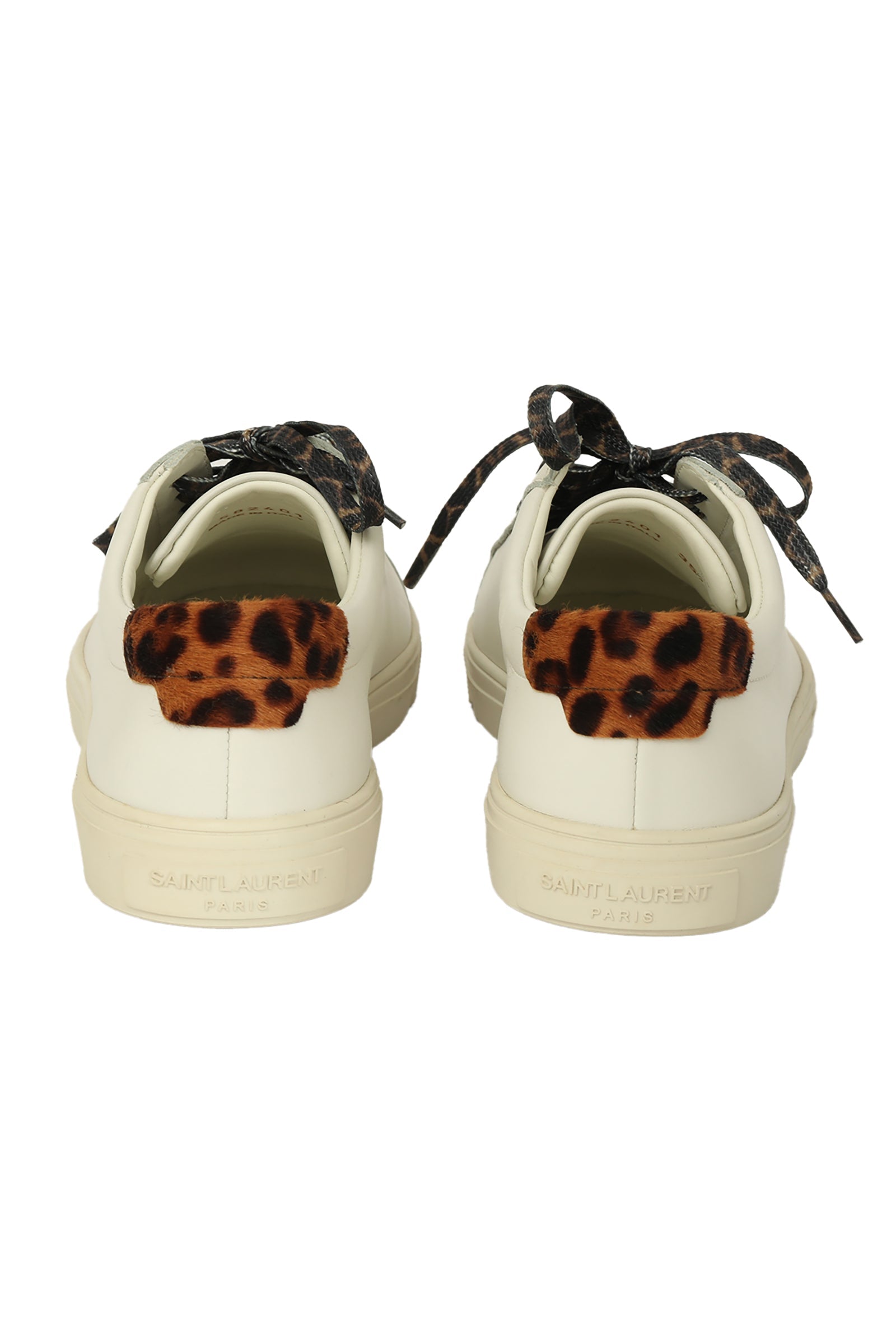 Yves Saint Laurent EU 35.5 White Pony Hair Sneakers