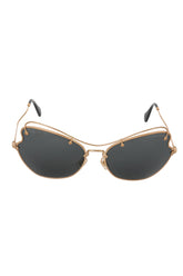 Miu Miu Butterfly Black Sm56R Sunglasses