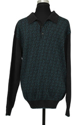 givenchy-size-105-men-s-blue-grey-polo-monogram-knitwear