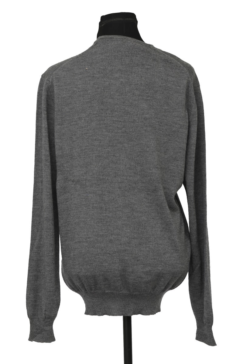 roberto-cavalli-size-l-grey-lana-wool-sweater