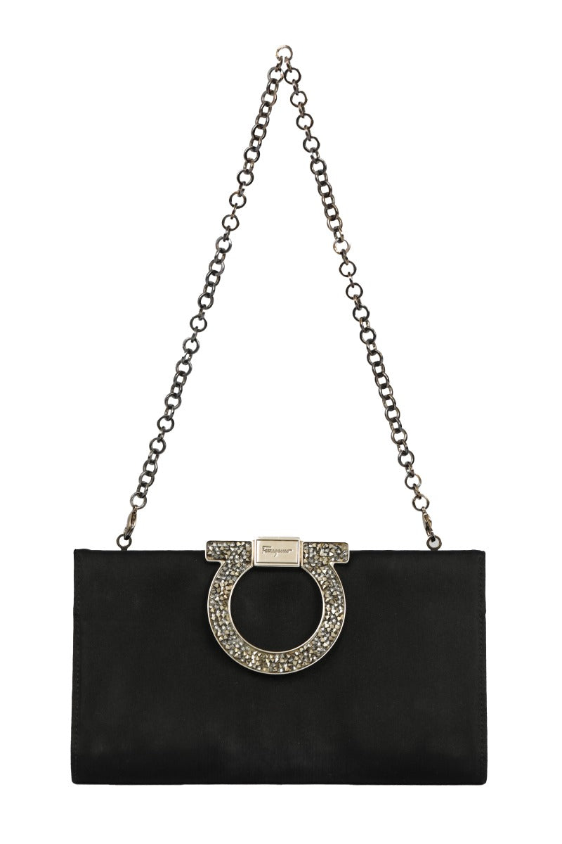 salvatore-ferragamo-black-satin-musa-evening-bag