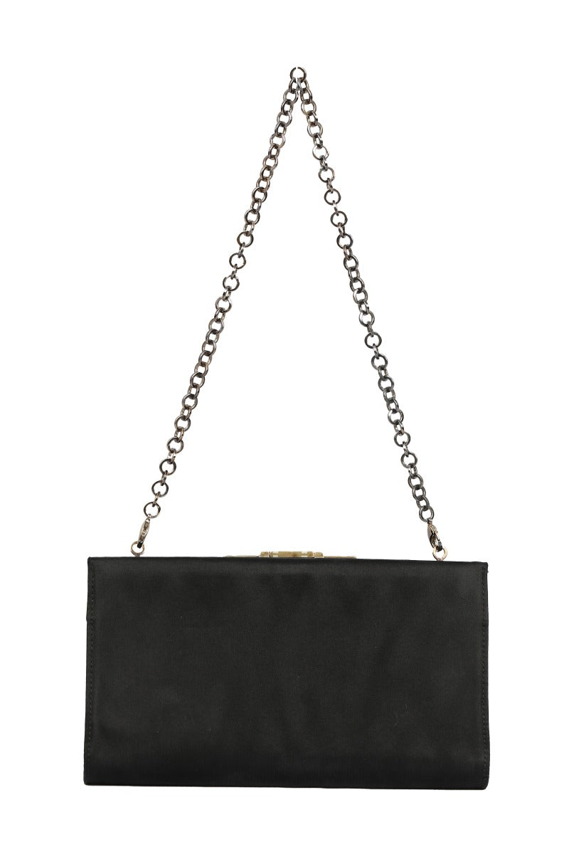 salvatore-ferragamo-black-satin-musa-evening-bag