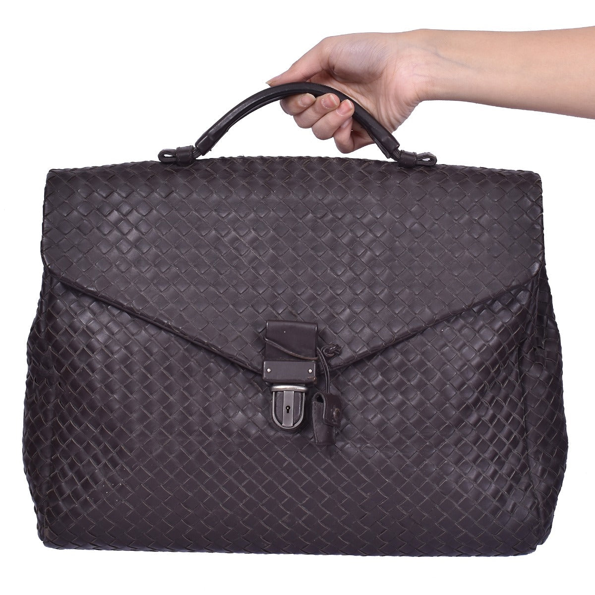 Bottega Intrecciato Briefcase Bag
