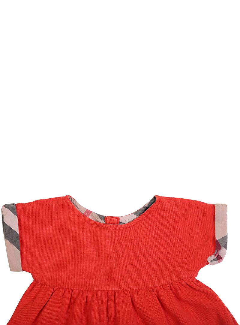 Burberry Classic Burberry Checks Orange Frock