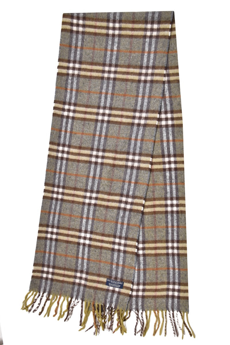 burberry-green-brown-classis-checkered-scarf