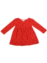 Burberry Orange Burberry Baby Print Jersey Dress
