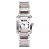 CARTIER TANK FRANCAISE STEEL GOLD AUTOMATIC WATCH