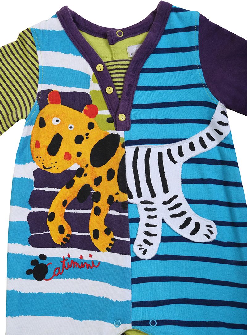 Catimini Striped Catimini Multicolor Romper