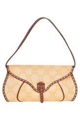 Celine Vintage Macadam Shoulder Bag