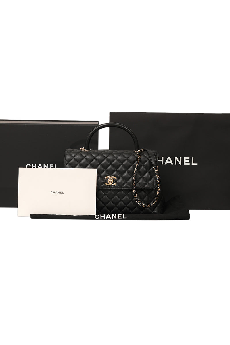 chanel-coco-black-top-handle-bag