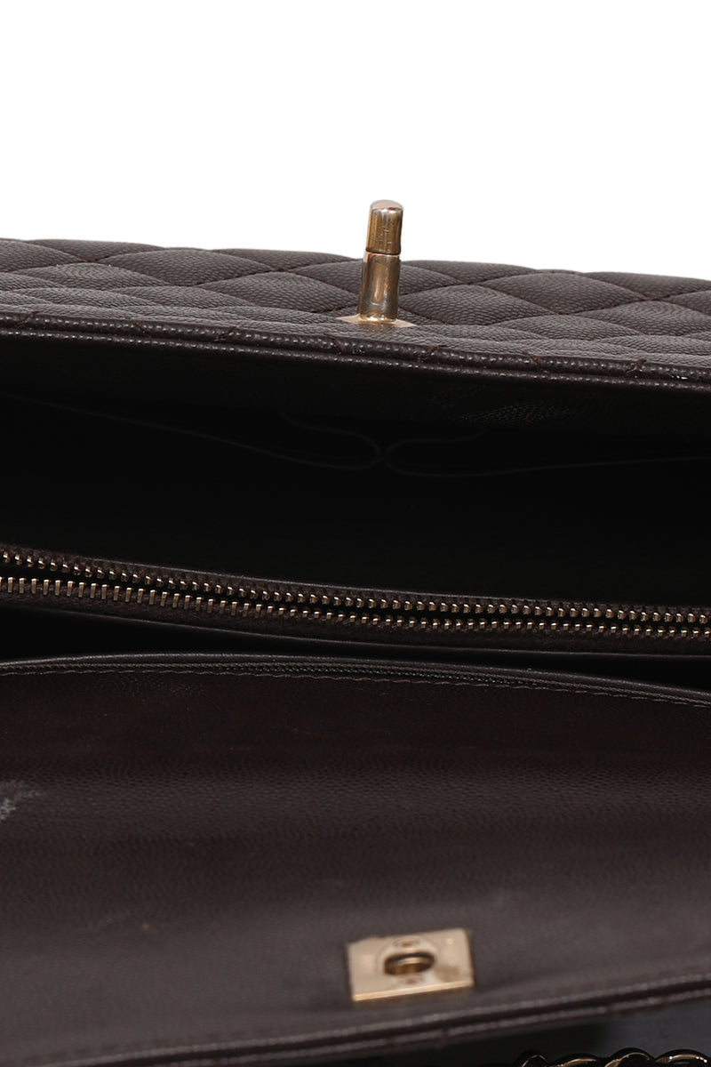 chanel-cococaviar-leather-brown-top-handle-bag